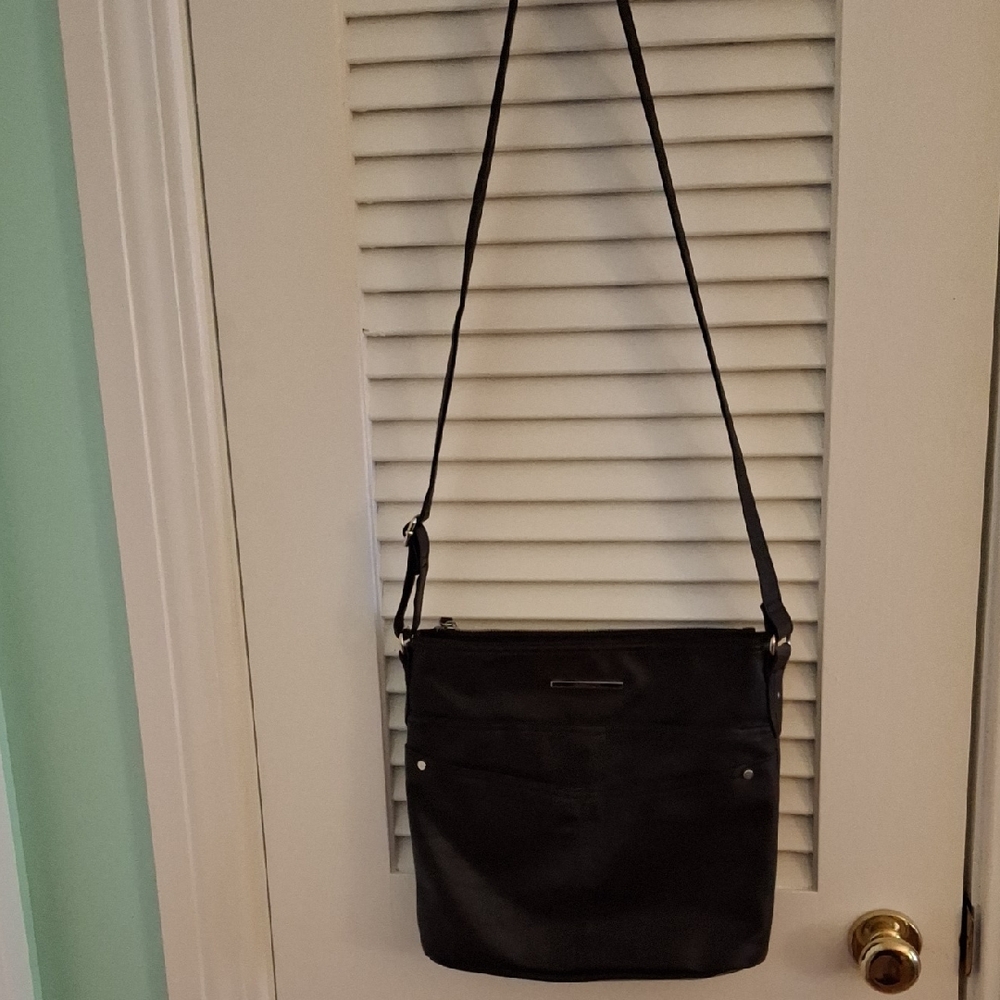 Rosetti Black Shoulder Bag Sleek Minimalist Design